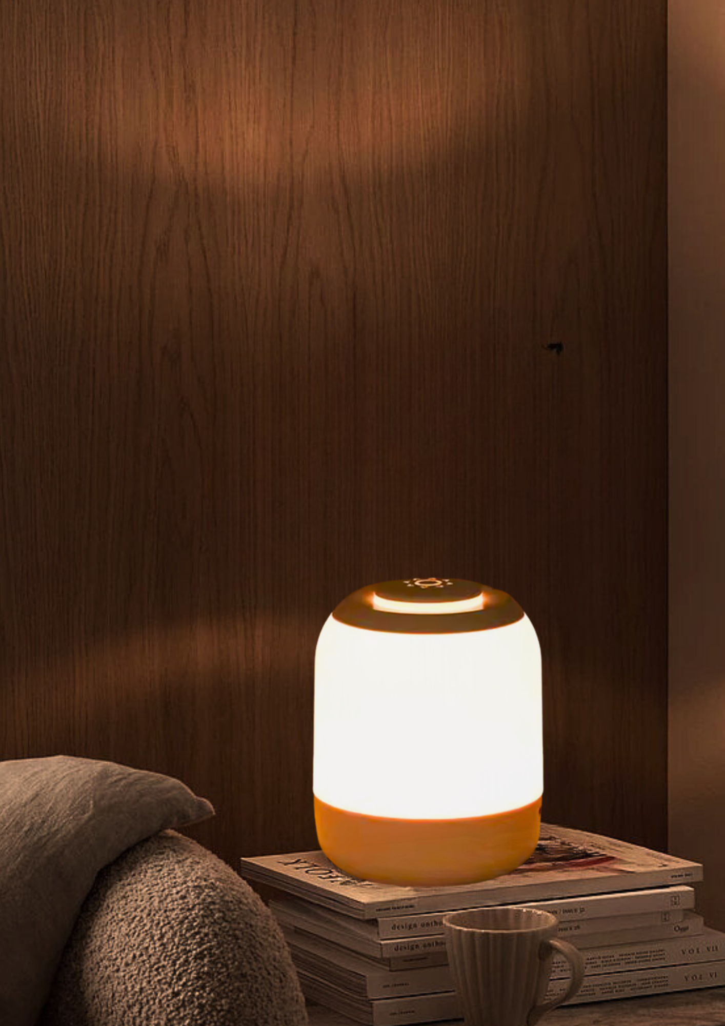 Lámpara táctil de Noche.