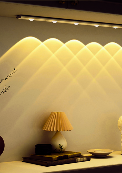 Luz LED nocturna ultra delgada para interior.